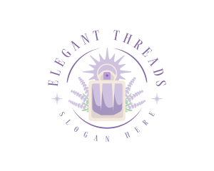 Fragrant Perfume Lavender logo design