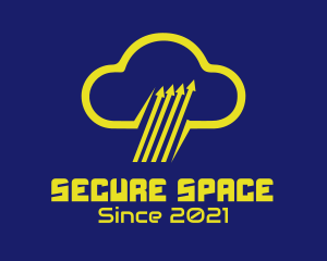 Storage - Cloud Storage Arrow logo design