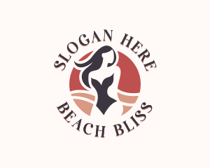 Bikini Swimsuit Lingerie logo design