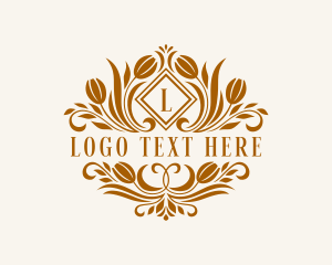 Luxury - Tulip Wedding Florist logo design