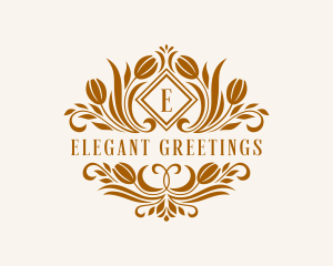 Tulip Wedding Florist logo design