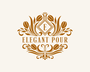 Tulip Wedding Florist logo design