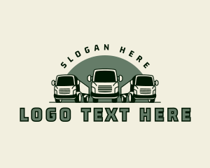 Distribution - Truck Fleet Automotive logo design