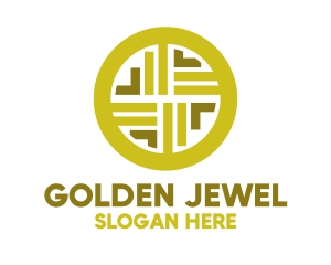 Treasure - Gold Decorative Business Coin logo design