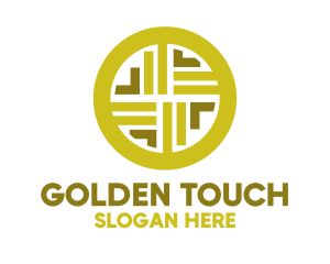 Gold - Gold Decorative Business Coin logo design