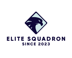 Squadron - Diamond Eagle Bird logo design