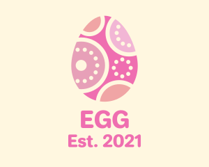 Cute Easter Egg  logo design