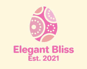 Celebration - Cute Easter Egg logo design