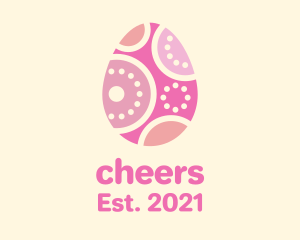 Traditional - Cute Easter Egg logo design