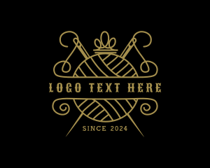 Couturier - Yarn Tailoring Garment logo design