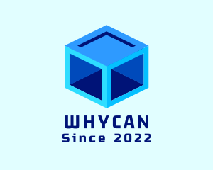 Cargo - Blue Container Cube logo design