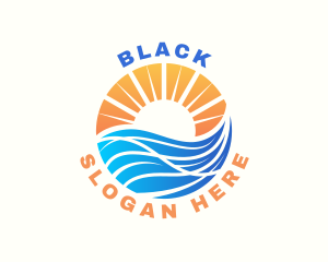 Surf - Ocean Wave Beach logo design