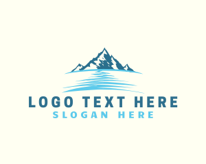 Snow - Mountain Outdoor Peak logo design