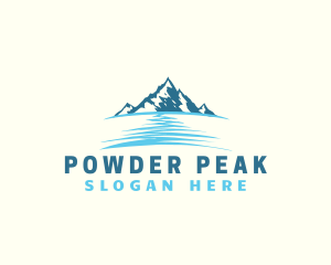 Ski - Mountain Outdoor Peak logo design