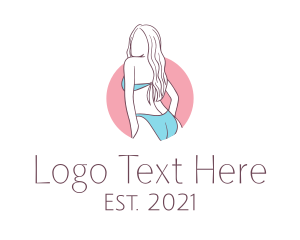 Swimsuit - Beautiful Chic Boutique logo design