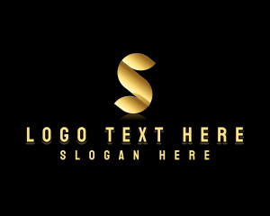 Golden - Elegant Luxury Boutique Letter S logo design
