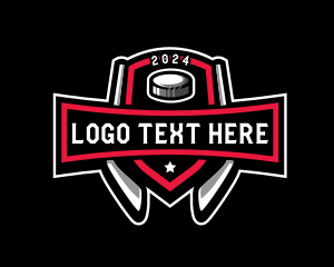 Goalie - Hockey Sports League logo design