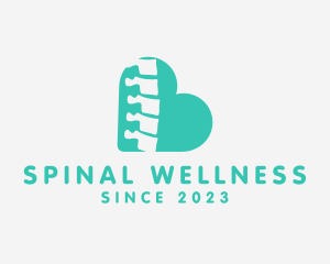 Spinal - Green Spine Letter B logo design