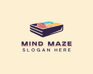 Puzzle - Book Puzzle Learning logo design