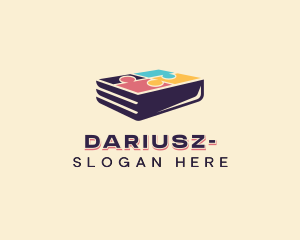 Jigsaw - Book Puzzle Learning logo design