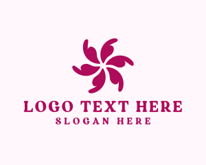 Cosmetics - Flower Leaf Boutique logo design