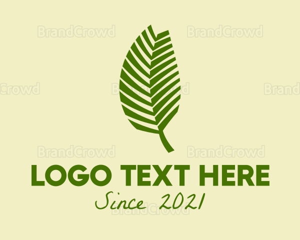 Eco Leaf Forest Logo