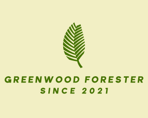 Eco Leaf Forest  logo design