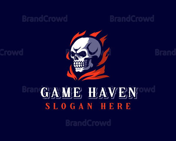 Flame Skull Gaming Logo