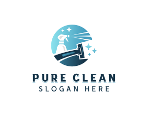 Sparkling Janitorial Sanitation logo design