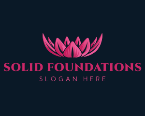 Lotus Flower Wellness Logo