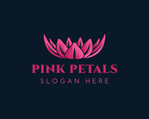 Lotus Flower Wellness logo design