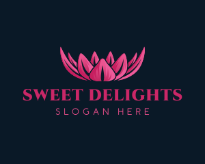 Lotus Flower Wellness logo design