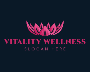 Lotus Flower Wellness logo design