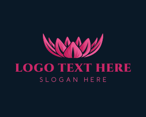 Lotus Flower Wellness Logo