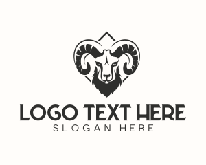 Ram - Bighorn Sheep Ram logo design
