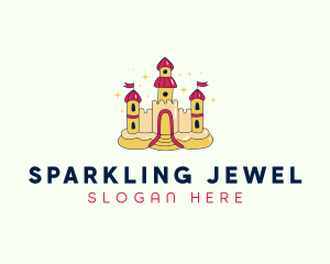 Sparkle Fun Inflatable Castle  logo design