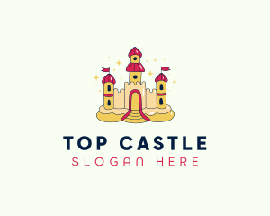 Sparkle Fun Inflatable Castle  logo design