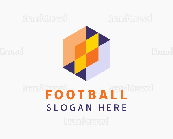 Hexagon Startup Cube Logo