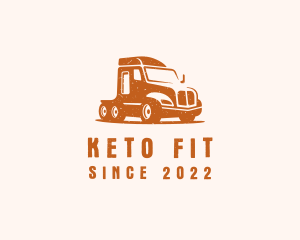 Trailer Truck Transport logo design