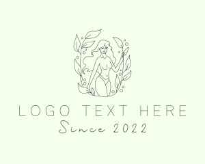Alluring - Leaf Sexy Lady logo design