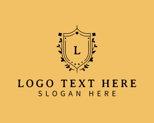 Regal - Shield Flower Boutique logo design