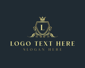 Luxurious - Elegant Ornament Crown Crest logo design
