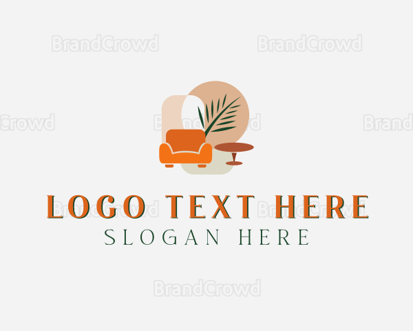 Tropical Room Decoration Logo