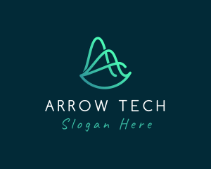 Tech Startup Wave logo design