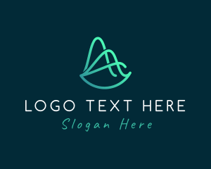 Lifestyle Brand - Tech Startup Wave logo design