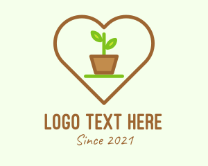 Valentines - Nature Plant Lover logo design