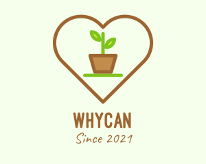 Heart - Nature Plant Lover logo design