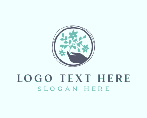Yogi - Flower Wellness Spa logo design