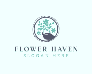 Flower Wellness Spa logo design