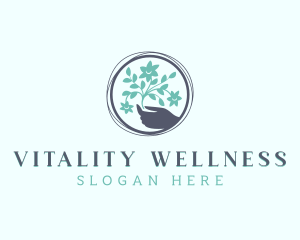 Flower Wellness Spa logo design